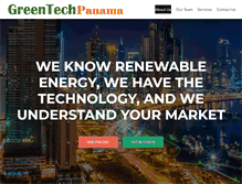 Tablet Screenshot of greentechpanama.com